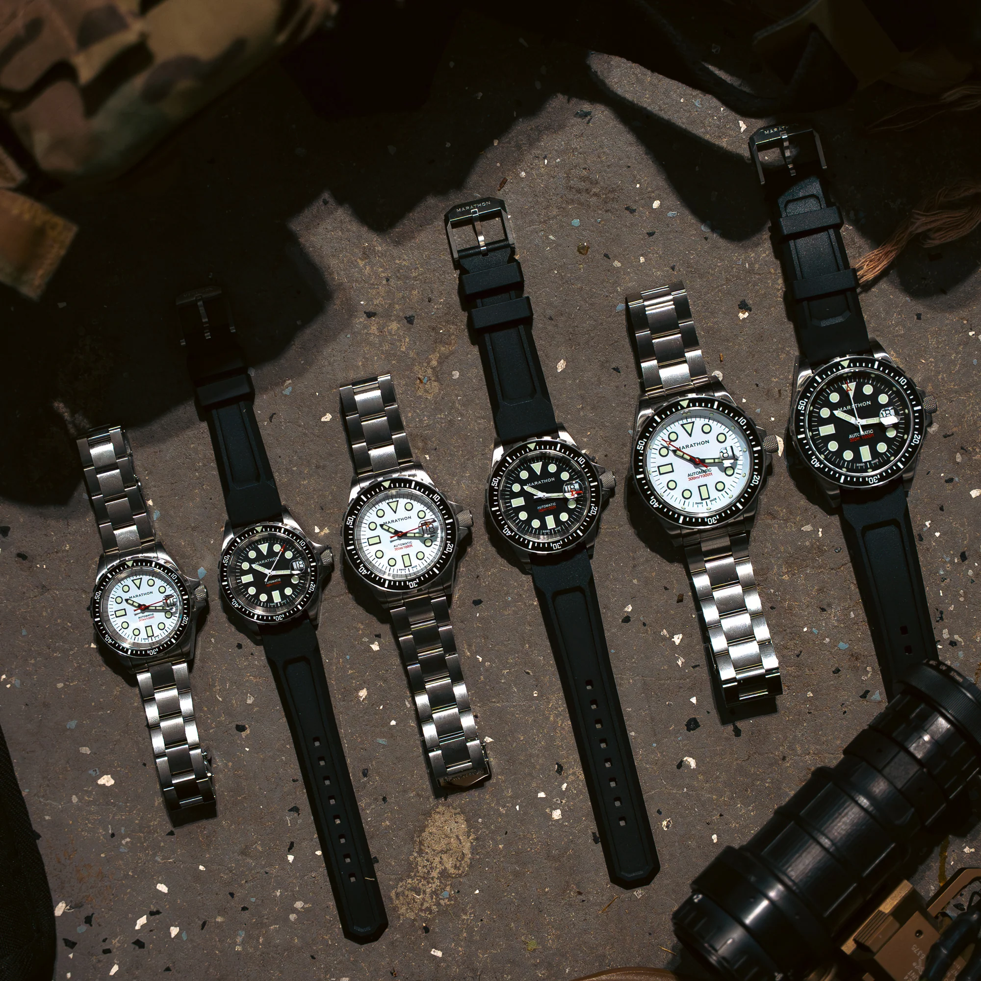 36mm Arctic Original SAR w/ Date on 3-Piece Rubber Strap Kit (OSAR-D) - Image 7