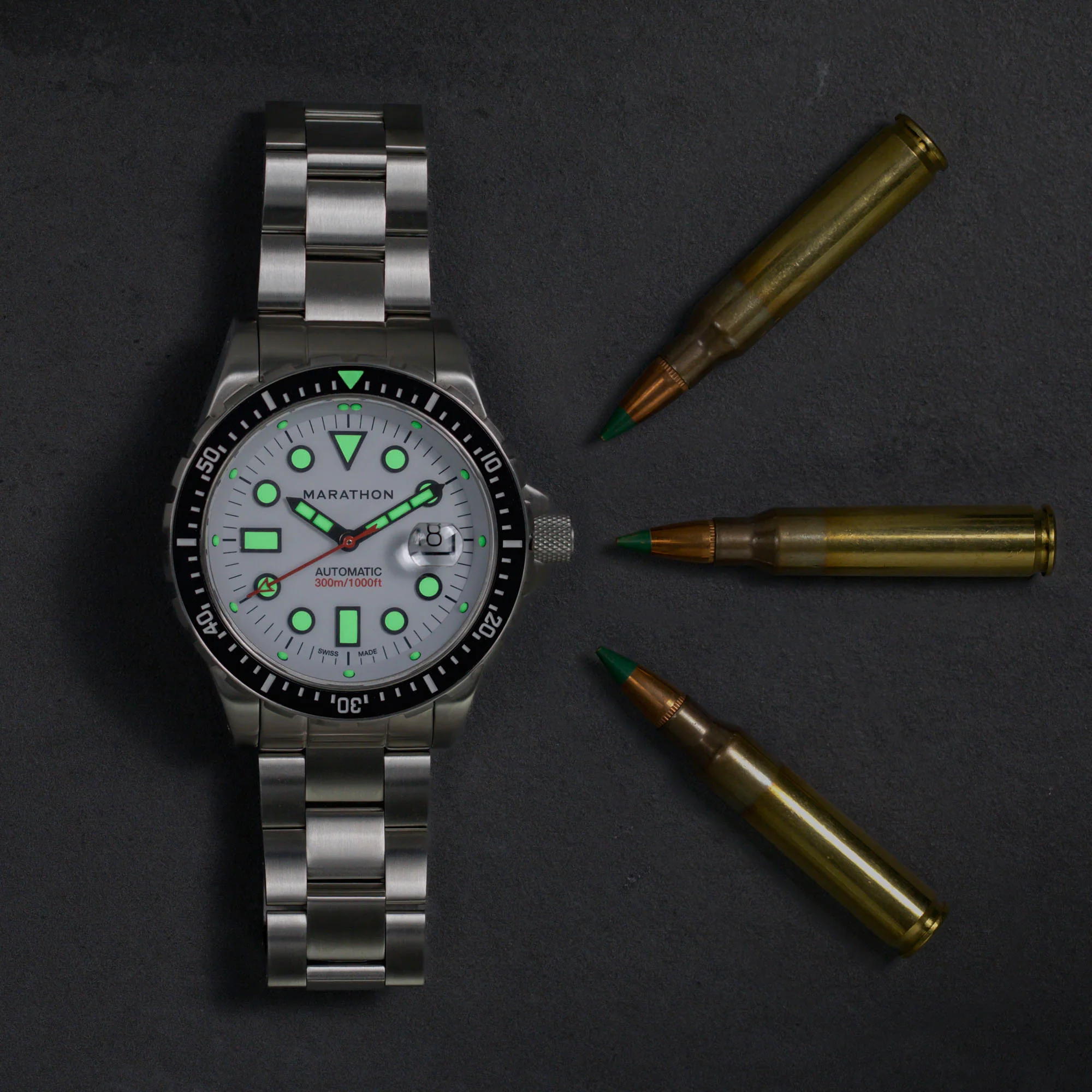 46mm Arctic Original SAR w/ Date with Stainless Steel Bracelet (OSAR-D) - Image 22