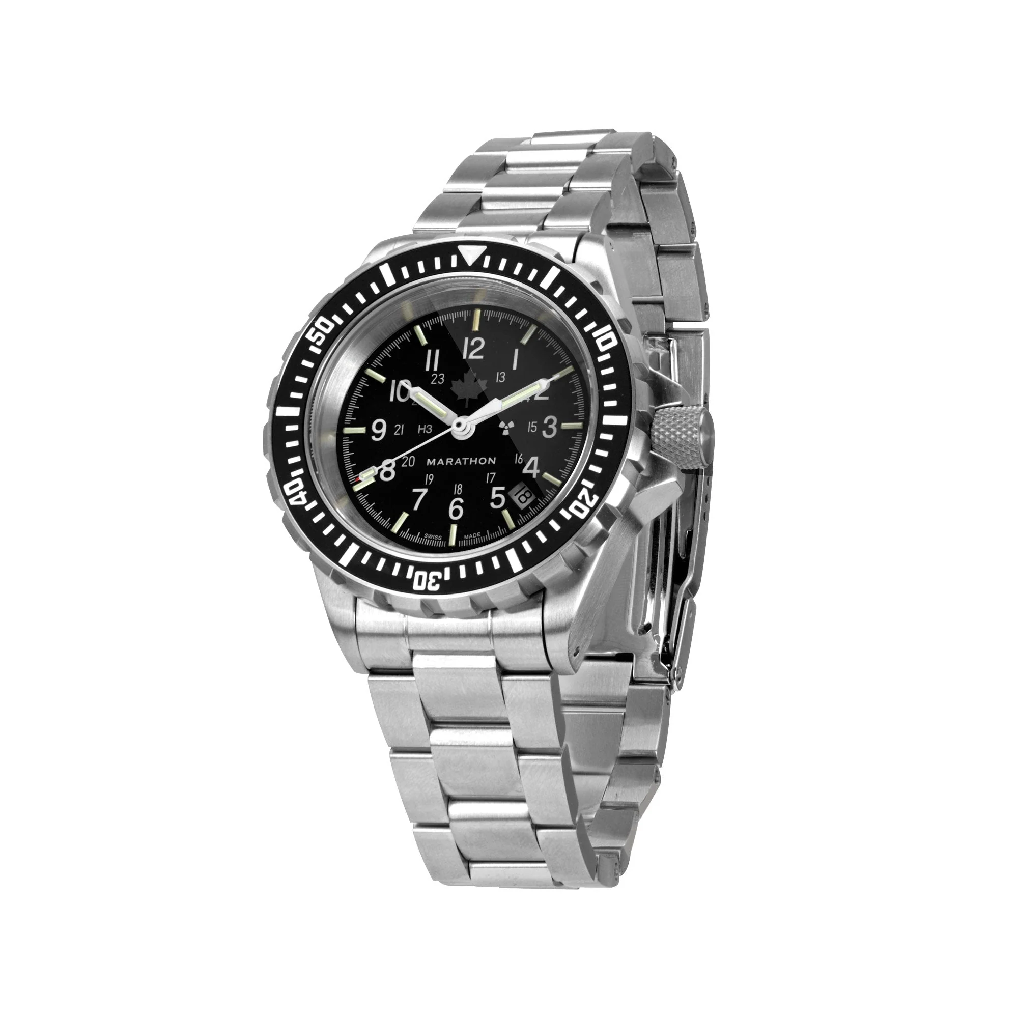 41mm Grey Maple Large Diver's Automatic (GSAR) with Stainless Steel Bracelet - Image 4
