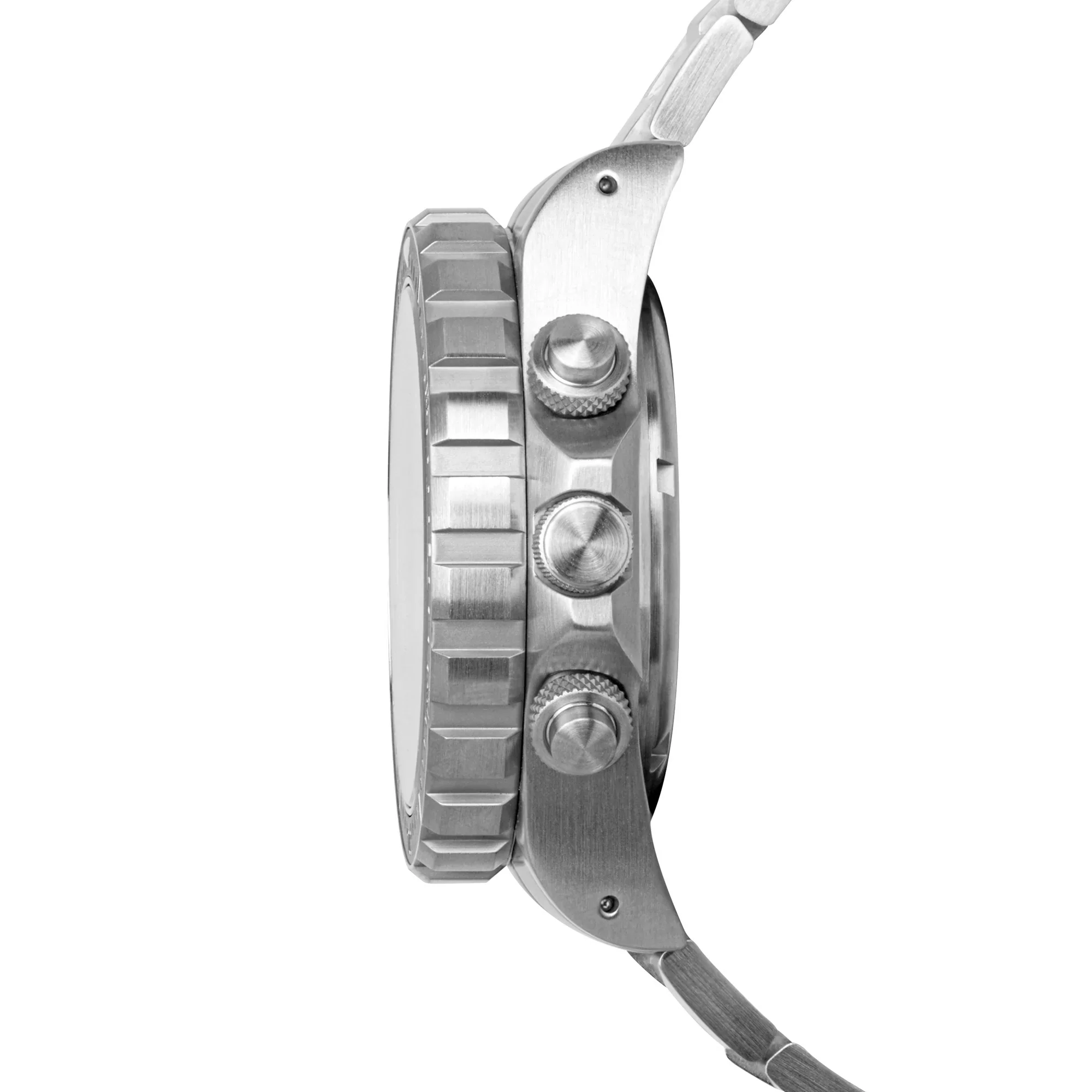 46mm Jumbo Diver/Pilot's Automatic Chronograph (CSAR) with Stainless Steel Bracelet - Image 3