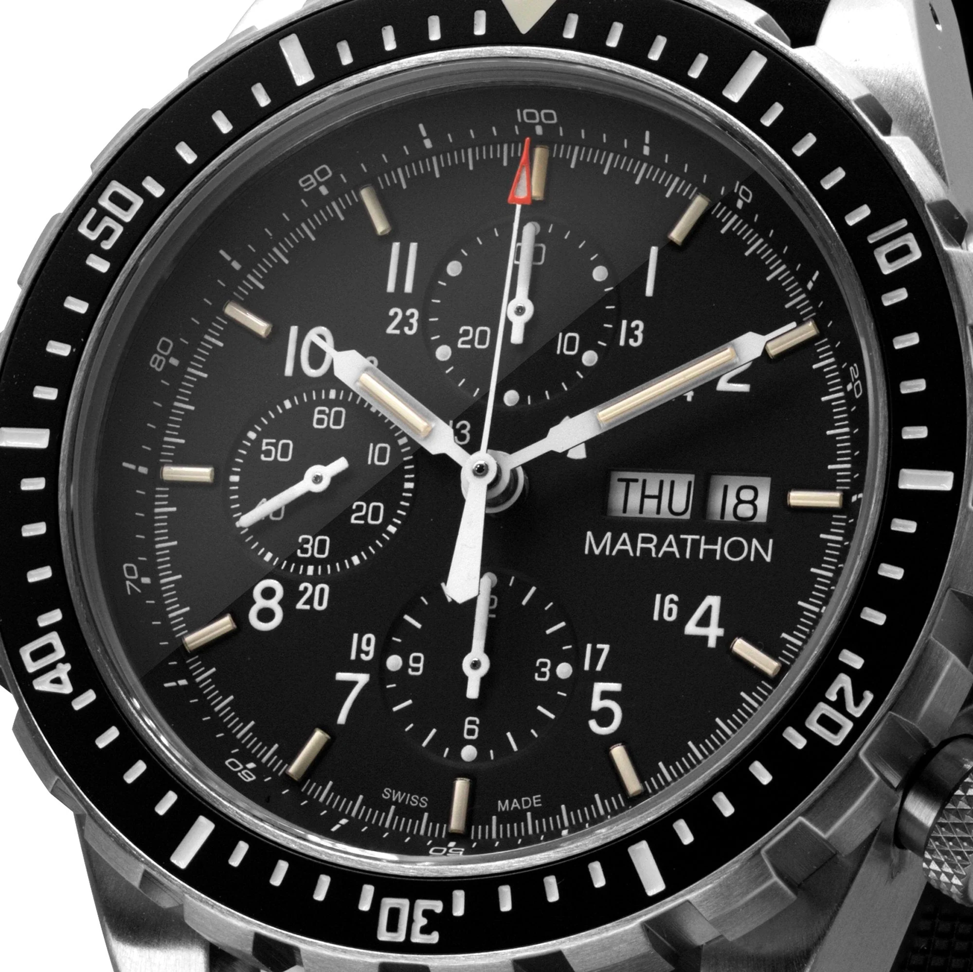 46mm Jumbo Diver/Pilot's Automatic Chronograph (CSAR) with Stainless Steel Bracelet - Image 40