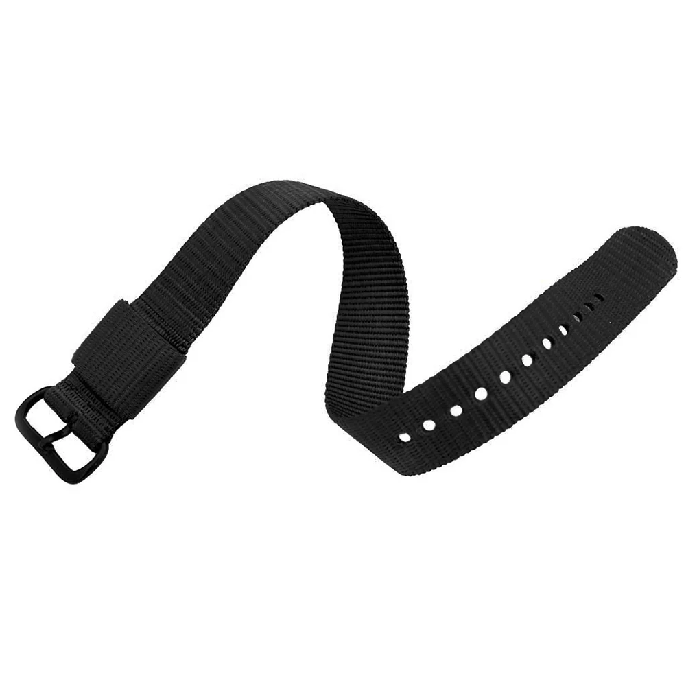 Ballistic Nylon Strap, Black, 22mm - Image 5