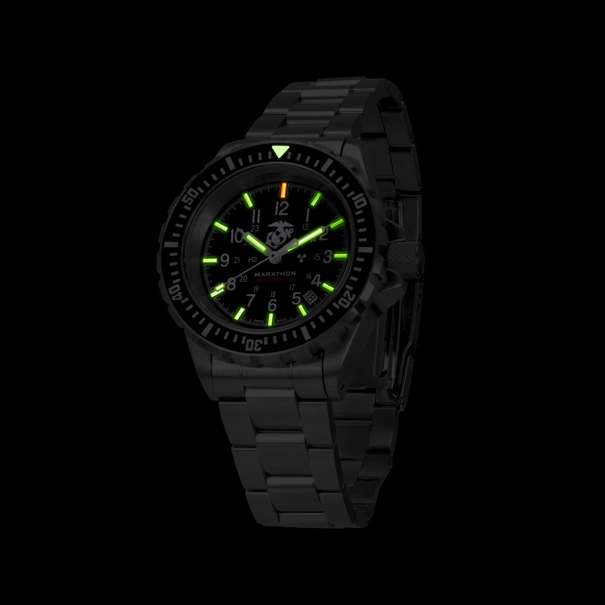 41mm Official USMC™ Large Diver's Automatic (GSAR) with Stainless Steel Bracelet - Image 14