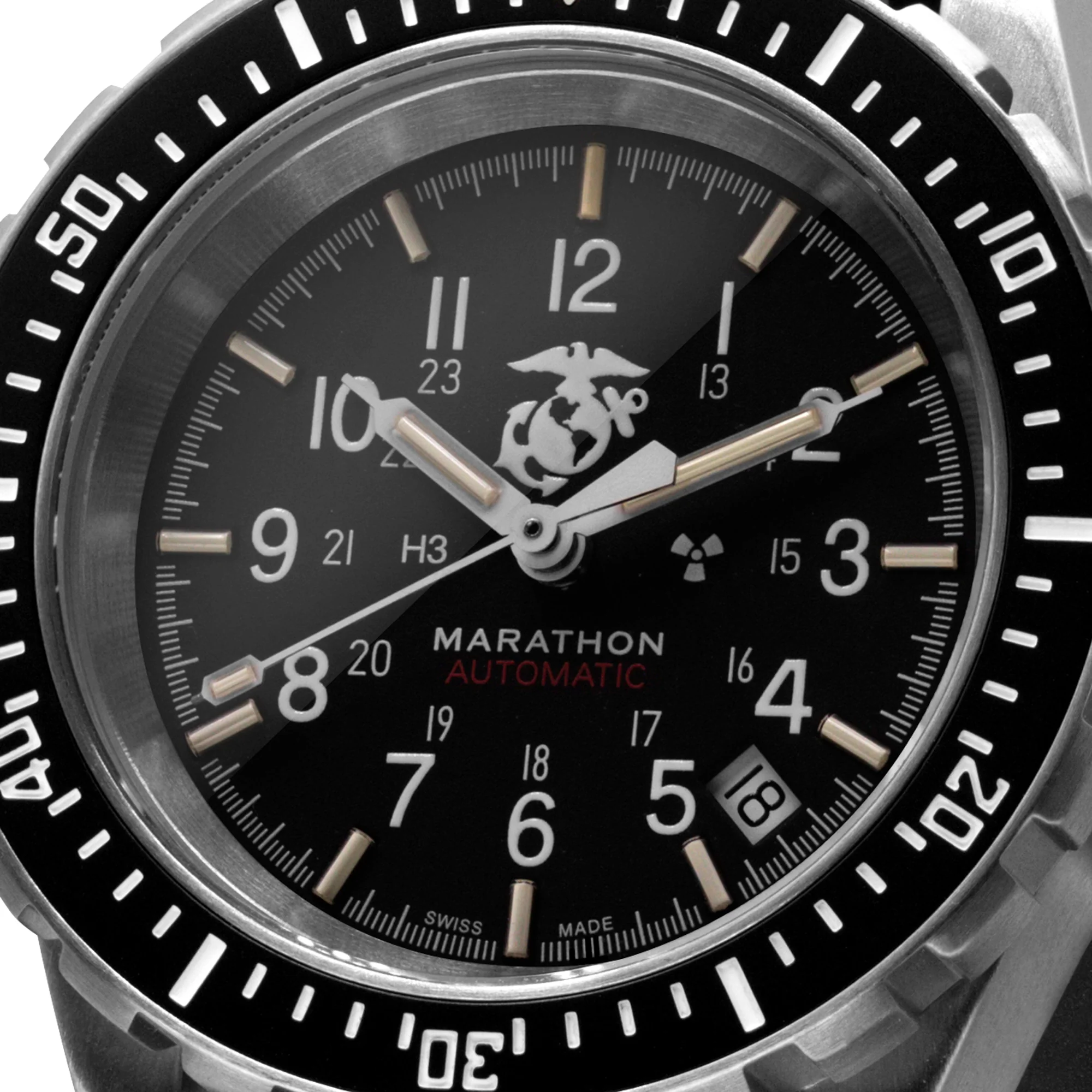 41mm Official USMC™ Large Diver's Automatic (GSAR) with Stainless Steel Bracelet - Image 5